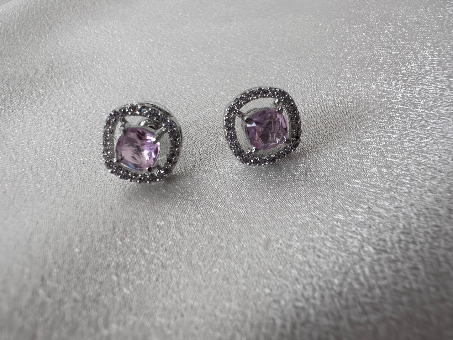 Square AD Earring Studs
