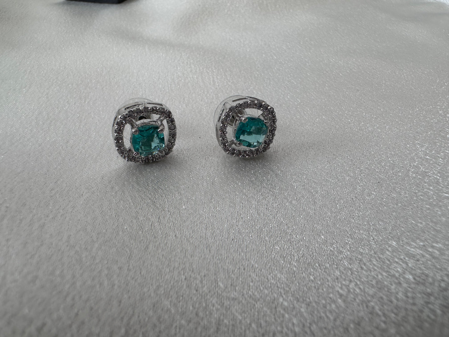 Square AD Earring Studs