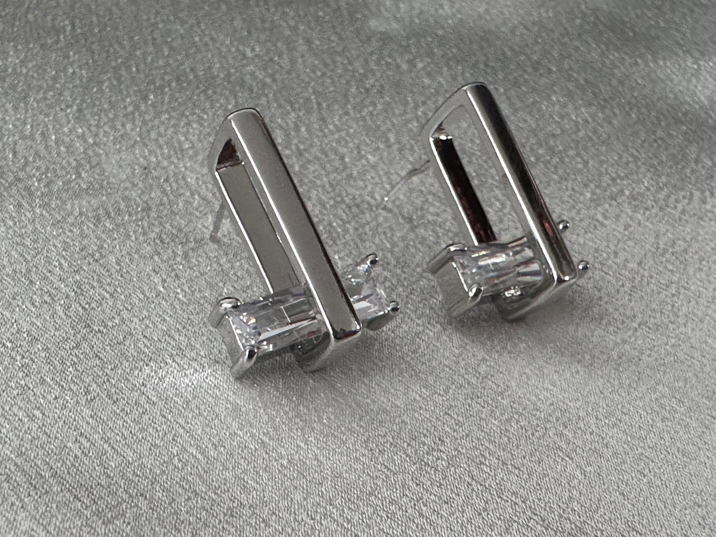 Baguette Cut AD Earring