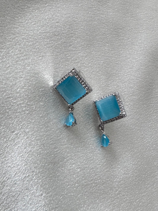 AD Earring - Sky Blue